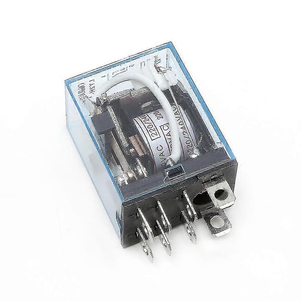 Ly2nj AC 220V Spole 10A 240V Effektrelæ Dpdt Led Lampe 1stk [DB]