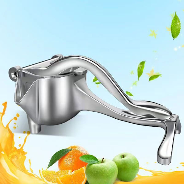 Manuell Saftpresser, Fruktjuicepresser, Avtakbar Heavy Duty Sitruspresser Ekstraktorverktøy, Premium Kvalitet Metall Aluminium Legering