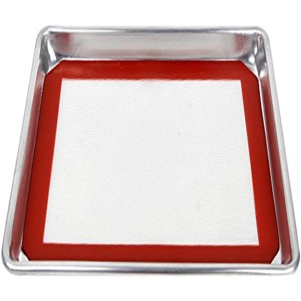 Bakmatta för bakplåtspapper - Non Stick arkmatta - Linerplåtar Bakmattor (Färg: Röd 60x40cm A)