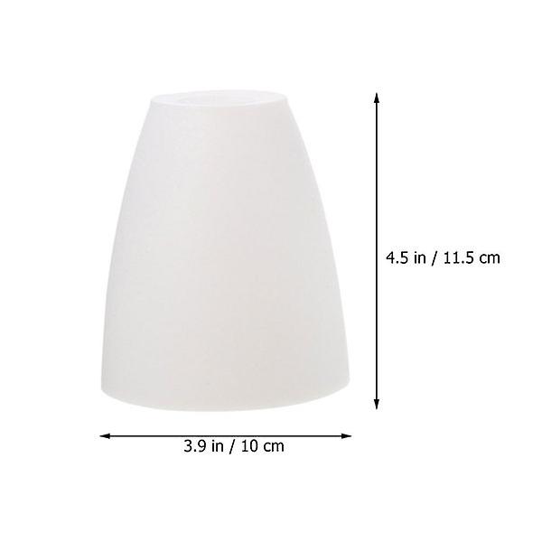 3 kpl Lamppua Varjostin Lattialampun Varjostin Muovi Lamppu Kansi Koristeellinen Lamppun Varjostin Vaihto Valkoinen 10X10X11.5C White 10X10X11.5CM