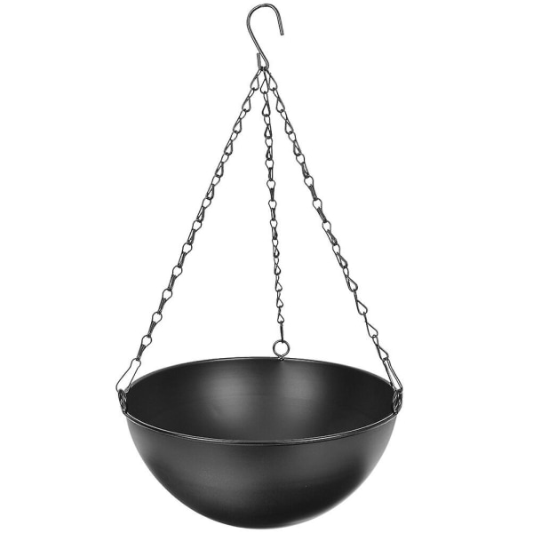 Metal Plant Hanger Modern Plant Hanging Basket Decorative Black Plant Pot HolderBlack44.5X18.5X18.5C