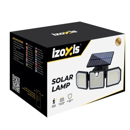 Forlygte med bevægelsessensor - Solcelle - 500lm 640