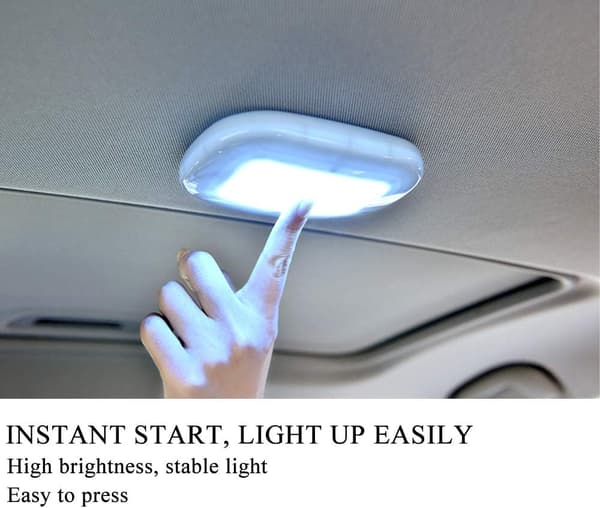 Hvitt lys Teguangmei billoftslamper USB-oppladbare,