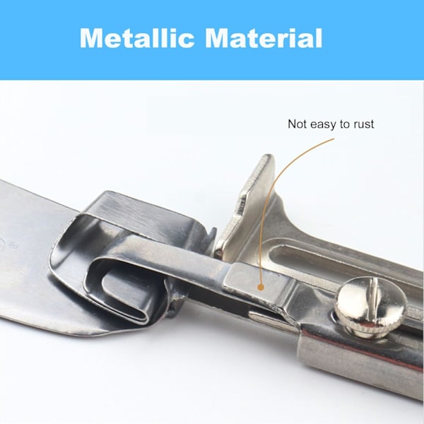 New Adjustable Rolled Hem Foot with Adjustable Width, Sewing Machine Accessory for Rolled Hem, Hemming Tool (15-25mm)