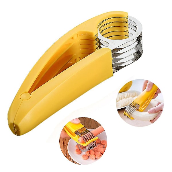 Rostfritt Stål Banan Grönsak Korv Gurka Skärare