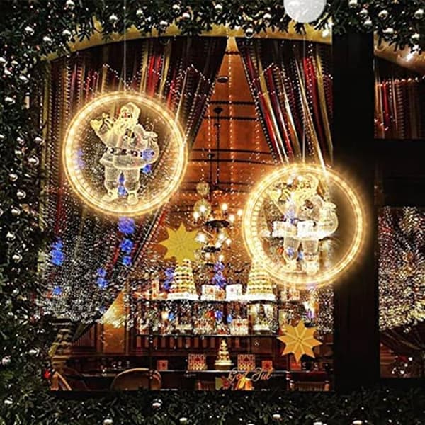 Christmas Decorative Window Lights, Christmas Indoor Window Lighting,