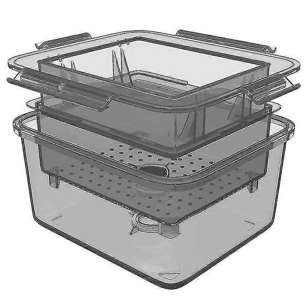 Press Drain 3-Layer Press Built-in Drain Tool Dishwasher Safe Set Ing