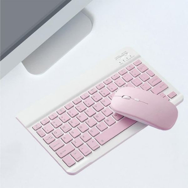 Bluetooth Keyboard Mouse Comb Uppladdningsbart inbyggt batteri för Tablet PC Singular Mode Tangentbordsmus