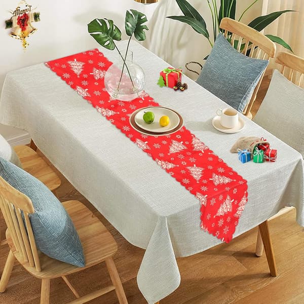 Julebordløper, julebomull og linbordløper, juledekorasjon
