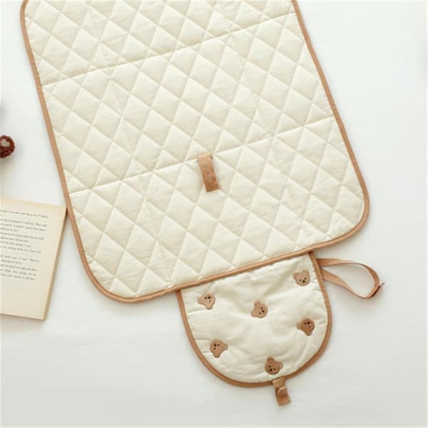Portable Folding Changing Pad, Waterproof Diaper Mat for Infants, Diaper Changing, Newborn Rabbit Gift rabbit