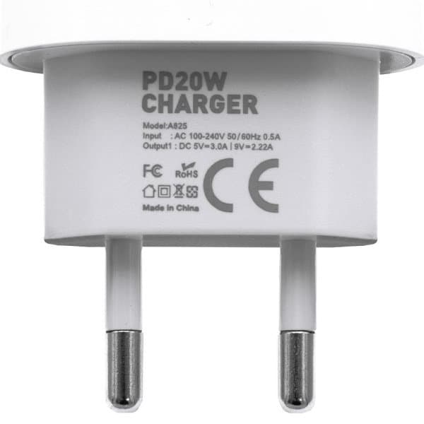 iPhone-lader - Hurtiglader - Adapter + Kabel 20W USB-C Hvit 4-pakning iPhone 4-pakning iPhone 4-Pack iPhone