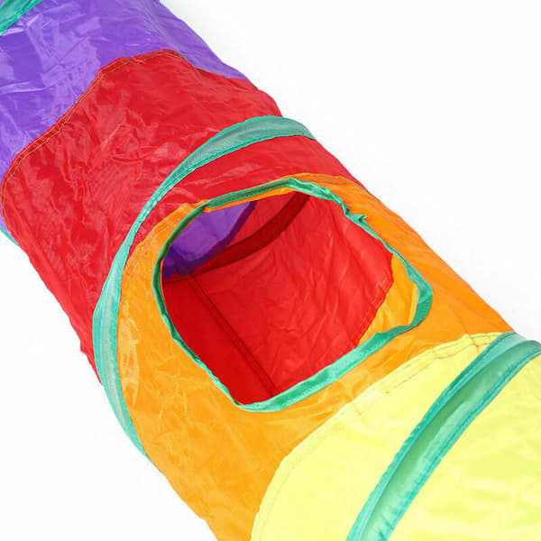 Agility-tunnel for hunder 115 25cm (regnbuefarger)