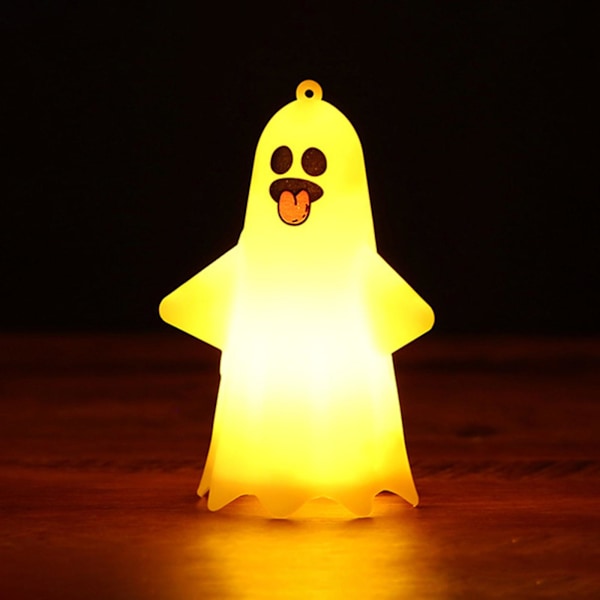 BHalloween LED-vilkkuvat valot riippuva haamu pukeutumisvaloilla kauhu rekvisiittaB