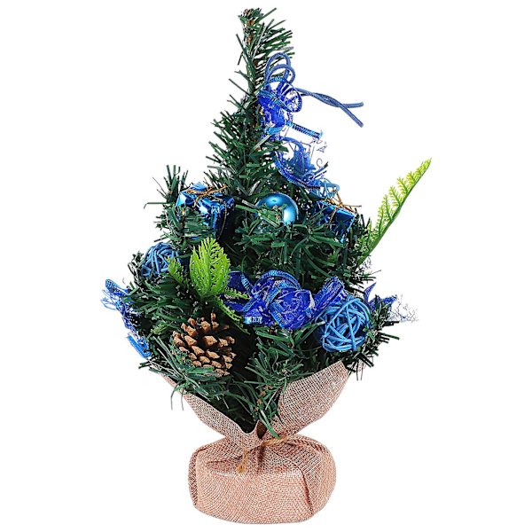 Realist Julgran Ornament Mini Julgran Modell Bordjulgran 30cm Blå 30x17cm