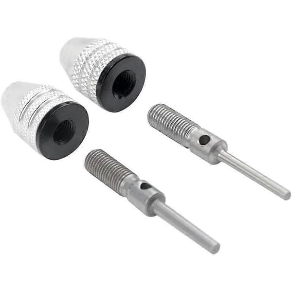 4-pack Drill Chuck Quick Change Adapter Mini 3-Jaw Drill Chuck Screwdriver Adapter Electric Drill Conversion Chuck Set
