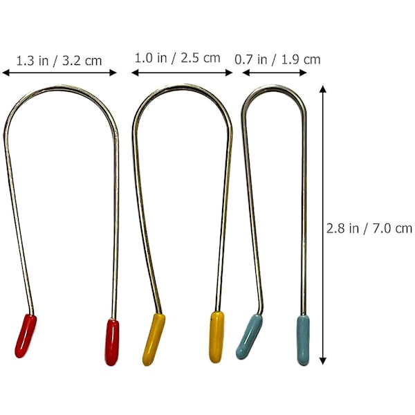 24 stk. varme curler clips udskiftning varme rulle clips ruller fastgørelsesstift til hjemmesalon