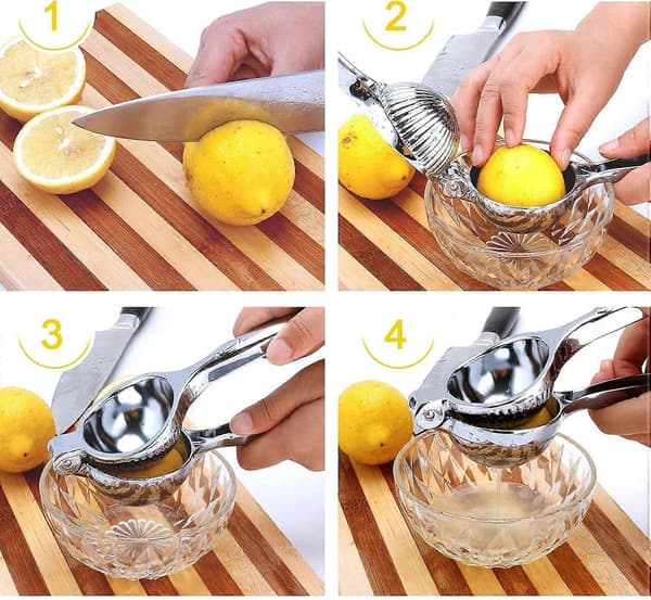 Citronpresser, citruspresser, diameter 7 cm, manuel citronpresser