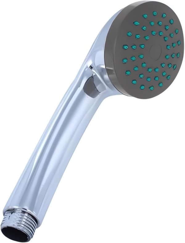 Universal Classic Shower Head - Single Function Shower Head in Chrome - Easy-to-Use 1-Spray Hand Shower