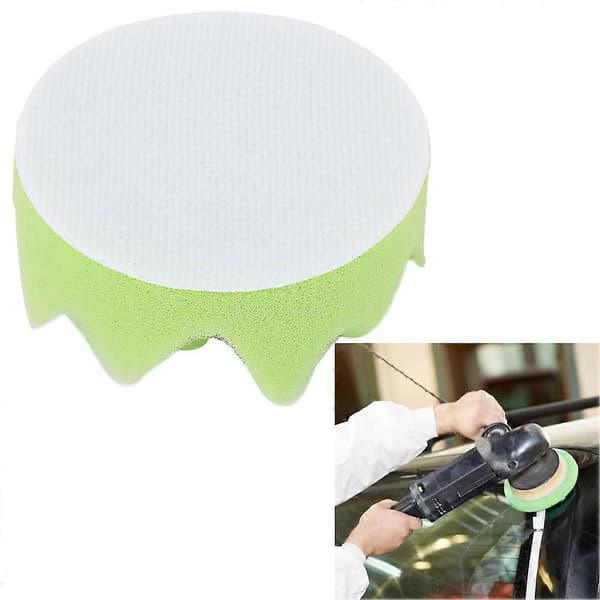 12-dels 7,6 cm svamppoleringssett for bilpolerer med borechuckadapter