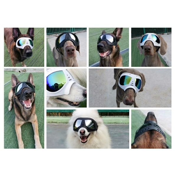 Lemmikkieläinten lasit koiran silmälasit lemmikkieläinten naamarit mustat
