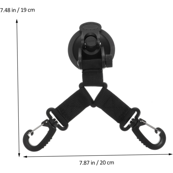 2 stk Teltsugningskop Frakkeholder Kroge Udendørstelt Udendørs Kroge Camping Kroge Camping Tarp Anker Bil Side Markise Krog