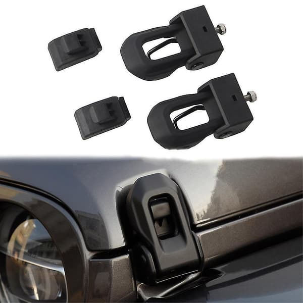 Rustfritt stål panserlås sperrer kit passer for Jeep-wrangler-jl 2018-2021