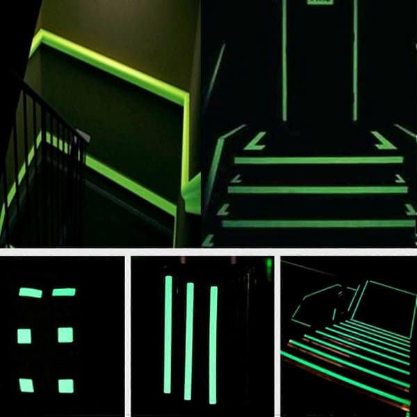 Fluoresoiva teippi, vedenpitävä itseliimautuva teippi, itseliimautuva varoitusteippi lavastukseen
