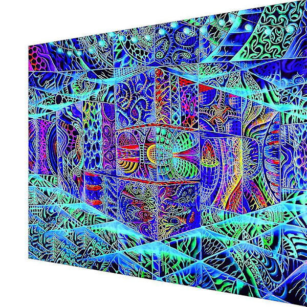 3D Rom-Tapisseri Psykedelisk Veggteppe Sengeteppe