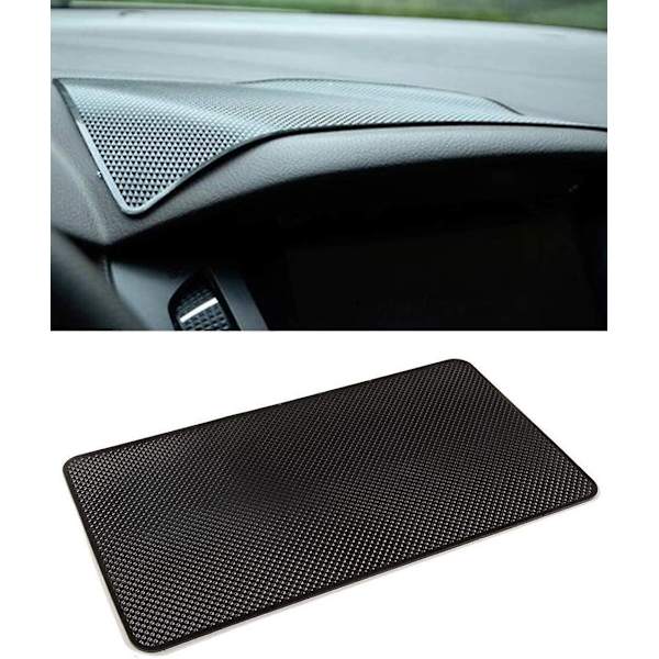 2-pack Bilhållare Halkskyddande Matta, Halkskyddande Matta För Instrumentbräda, Bilmatta Instrumentbräda Klibbig Pad Limmatta För Mobiltelefon Solglasögon Etc.
