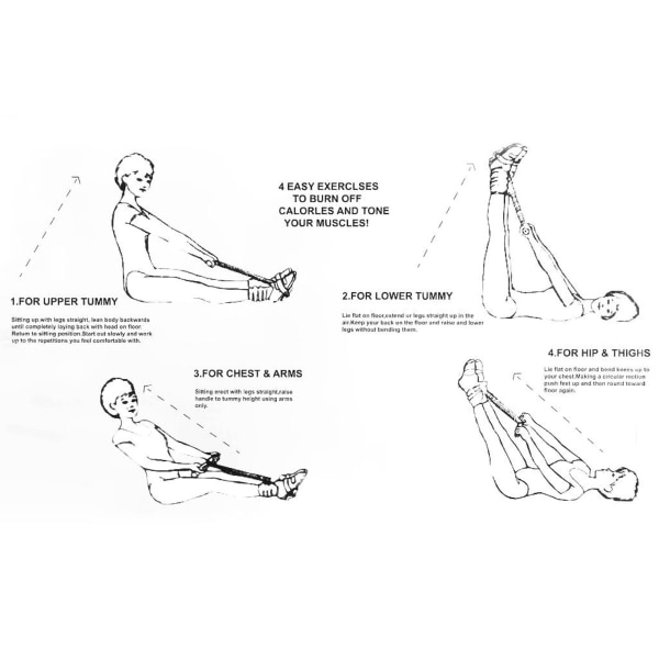 Kroppsskulptur Mage Magetrener Trener Action Roer Sit Rope Utstyr