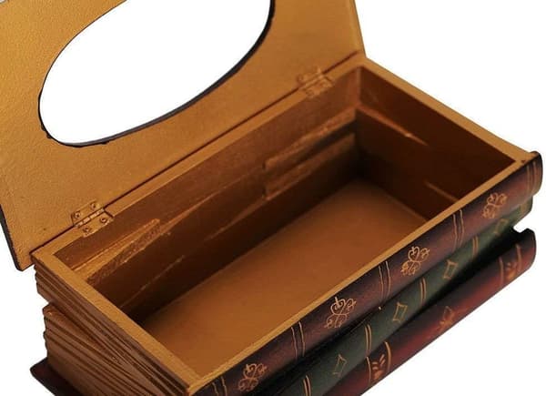 Serviettboks i tre Sett Servietholder Organizer