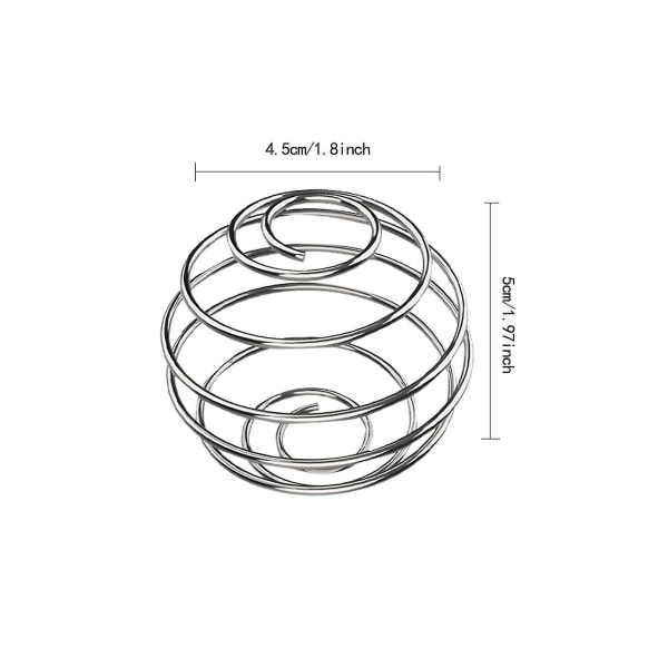 4 st 304 Rostfritt Stål Flaskmixerkulor, Proteinskakarkula För Dryckesflaska Skakarkopp