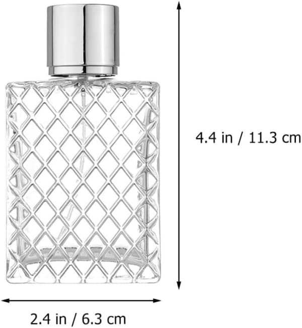 3 st 100 ml påfyllningsbara parfymsprayflaskor Glasbehållare Bärbar Resedoftspray för personlig vård
