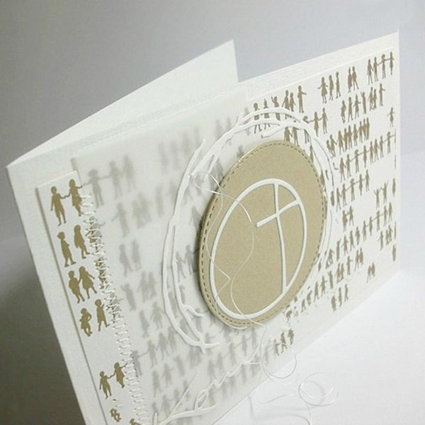 Cirkel Kors Metal Skære Stencil Skabelon Scrapbooking DIY Album Stempel Papir Kort Prægning Dekoration Håndværk Sølv