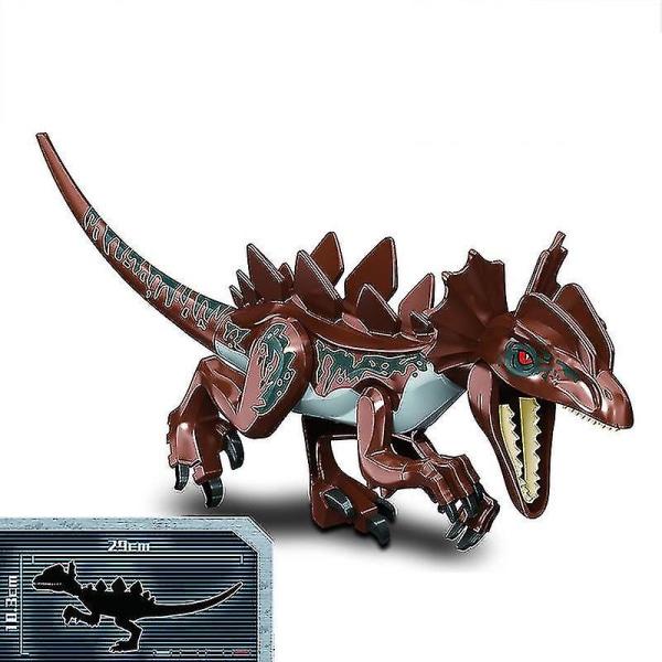 Jurassic Dinosaur World Spinosaurus Ankylosaurus Dinosaur byggeklodser Model gør-det-selv byggeklodser Pædagogisk legetøj GaverL30