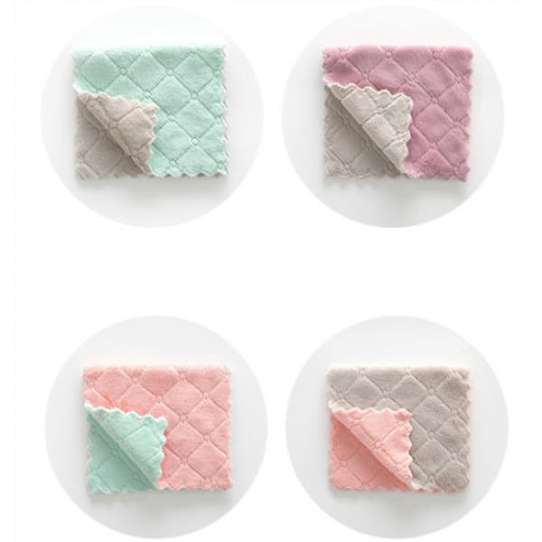 4 stk mikrofiberkluter, oppvaskkluter, superabsorberende effekt