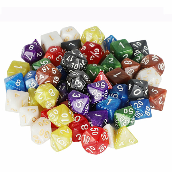 70 kpl Polyedriset Nopat Setti Dungeons & Dragons Dnd Mtg Rpg D4-d20 Peleihin