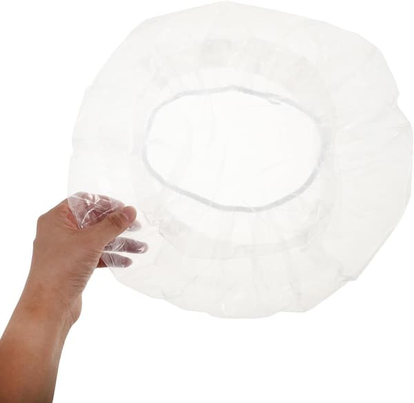 3st Cowboyhatt Regnskydd Storlek 60 Plast Vikbart Skydd Transparent