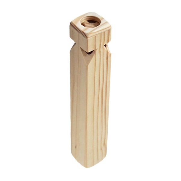 Musik Legetøjsfløjte Børn Småbørn Festgaver Træfløjte Legetøj Diy Maleri WhistleWood Col Wood Color 19X3X3CM