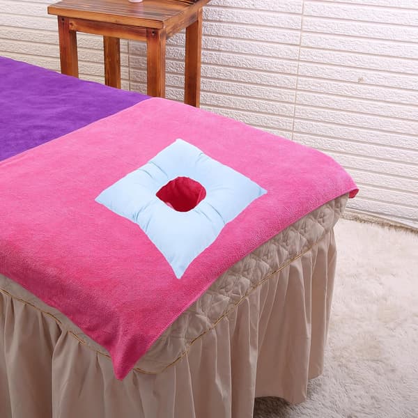 Comfortable Face Cushion for Massage Tables Washable Cover Suitable for Spa and Office