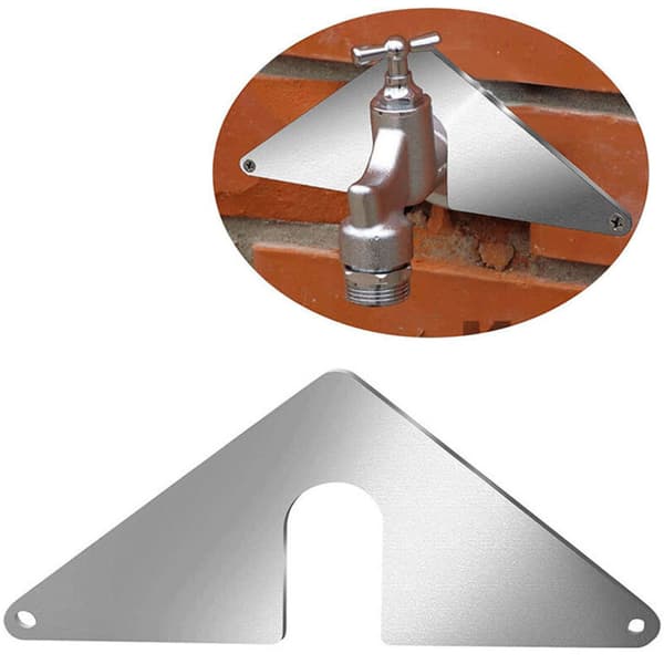 Stainless Steel Mounting Plate for Basin Mixer - Fixing Kit for Kitchen, Garden, Bathroom