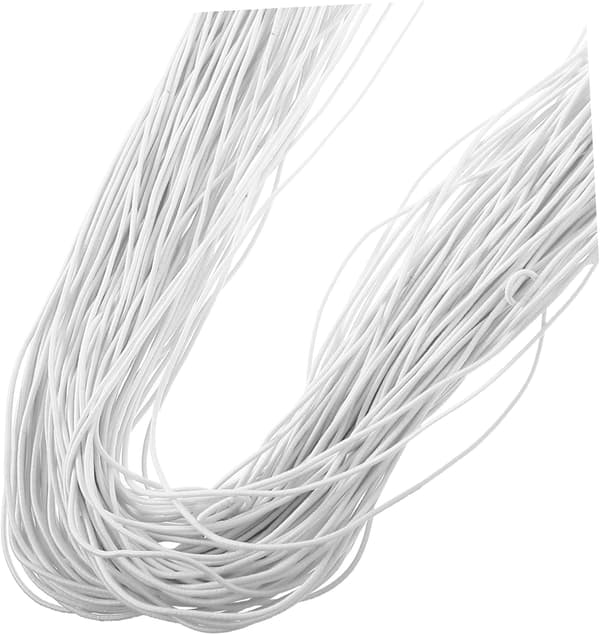 Bungee-snorer og fester Elastisk trådsnor til sko, armbånd, elastisk tråd, elastisk bånd, 5-pakning