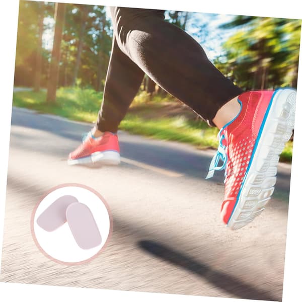 2 Pairs Height Increasing Insoles Invisible Shoe Inserts Heel Protector Support for Comfortable Walking