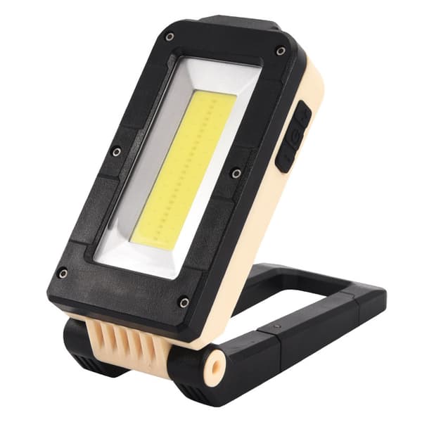 Svingbar LED-arbeidslampe med oppladbart batteri