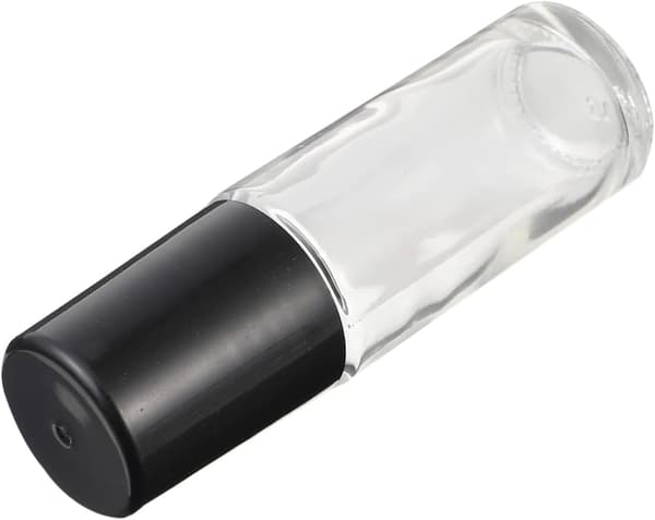 6 stk 30 ml påfyllbare roll-on-flasker hvite glass bærbare oljerullflasker