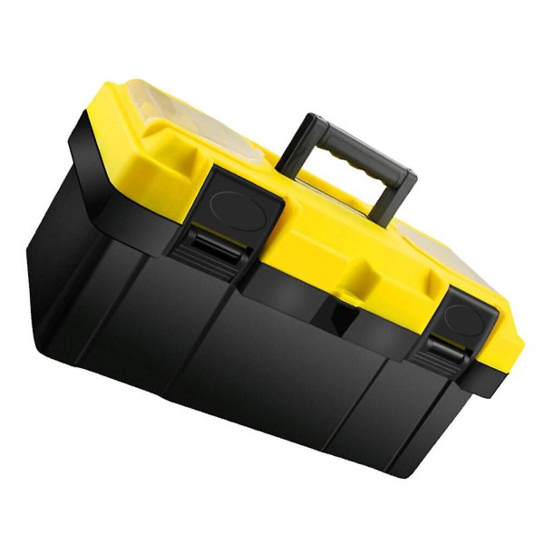 1kpl Monitoimityökalulaatikko Työkalujen säilytyslaatikko Ajoneuvoon asennettu työkalulaatikko Työkalut Säilytyssäiliö Keltainen Musta30,6x13,7cm Yellow  Black 30.6x13.7cm