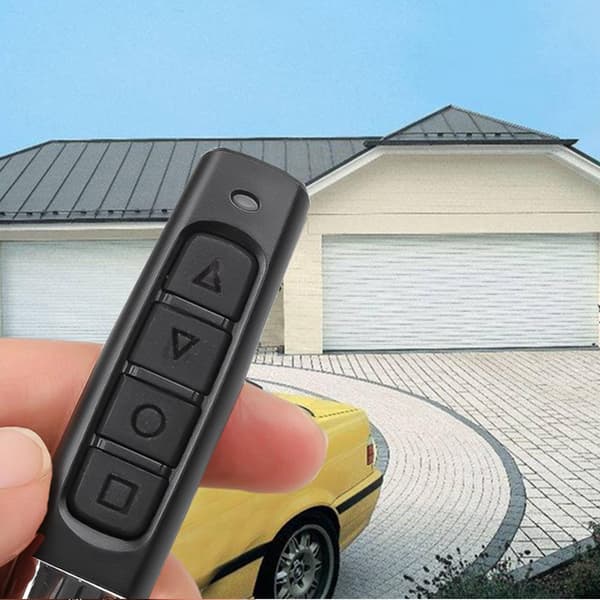 Universal Remote Control for Gate and Door 433.92 MHz Fixed Code Black black