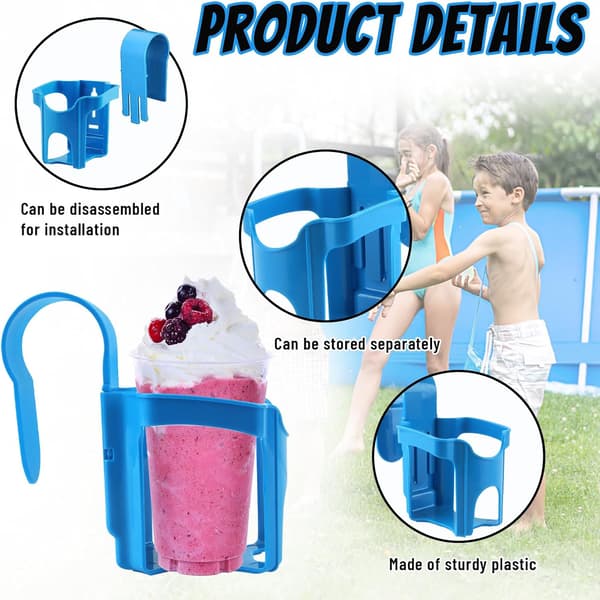 Stykker Poolside Kopholder, Pool Kopholder, Pool Kopholder, Pool Tilbehør, Kopholder til Sommerfester, Pool