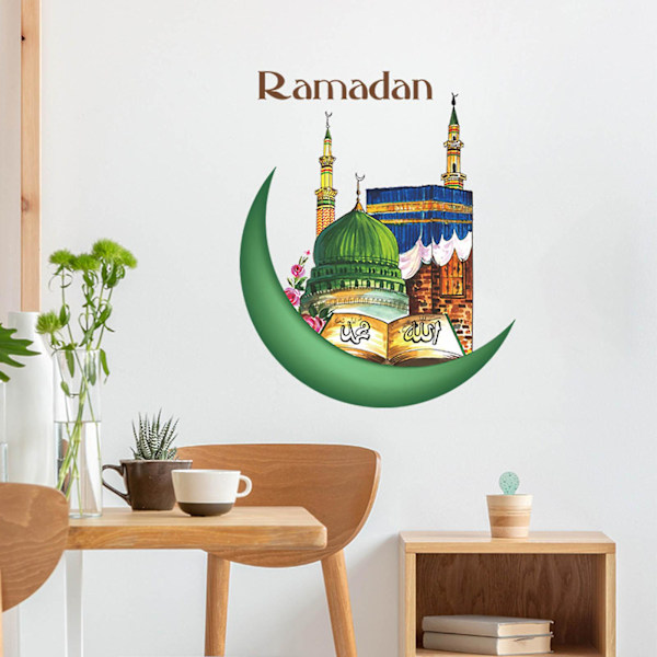 Seinätarra Kuun Linna Ikkuna Tarra Koriste