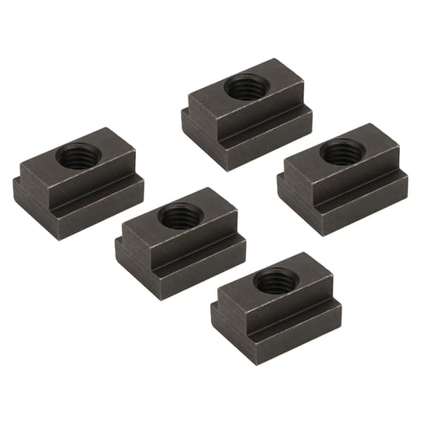 T-slot nut with black oxide finish, M12 thread, 5-pack